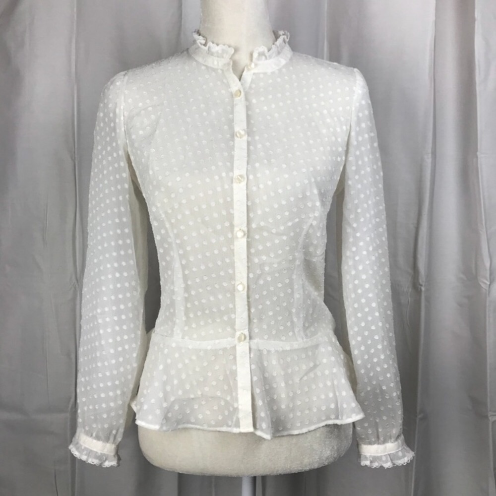Beautiful polka dot button down